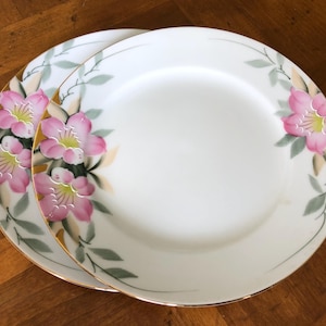 Vintage Noritake “Azalea” - Set of Two Salad Plates, Tea Party China