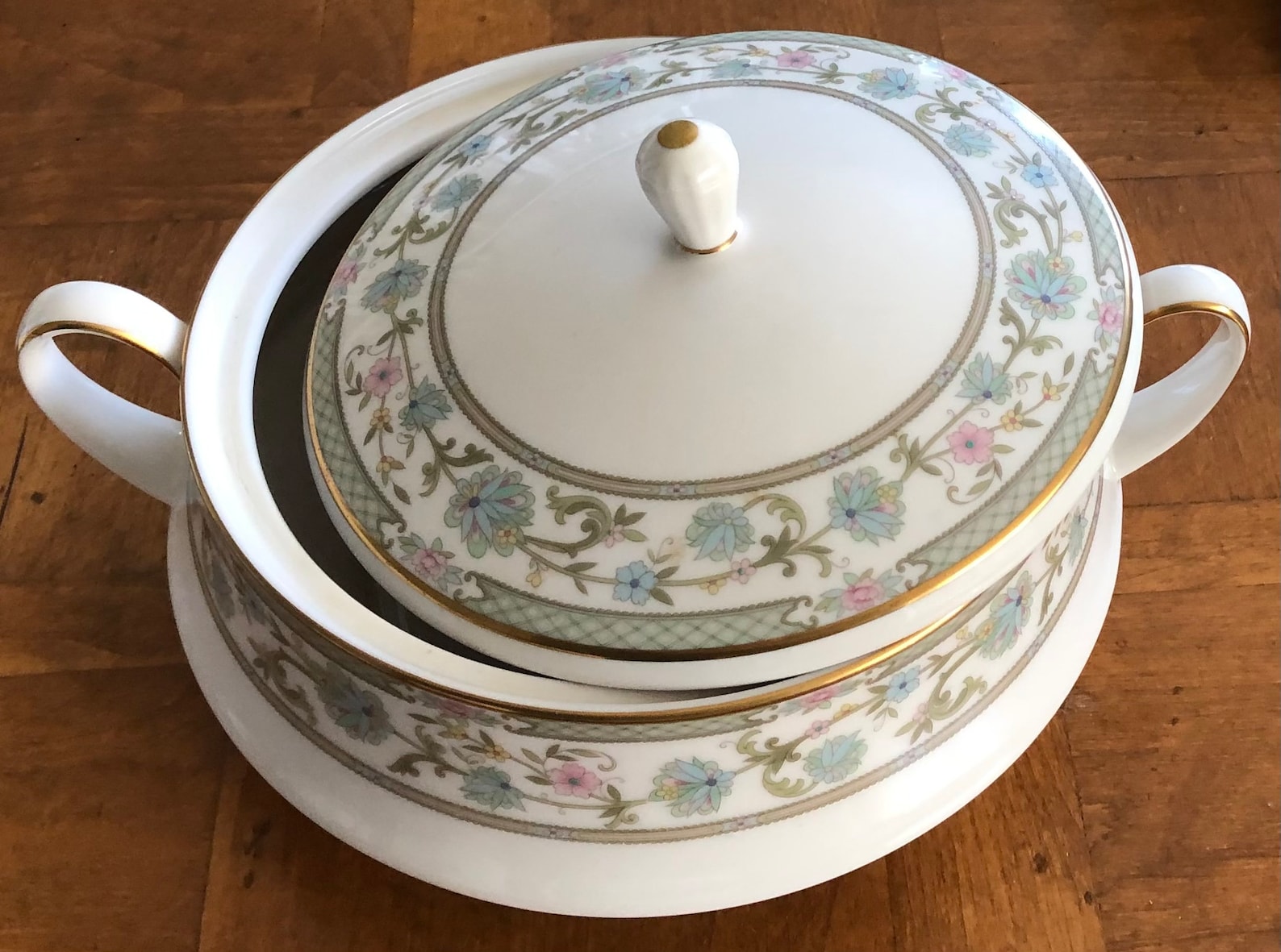 Noritake miyoshi Round Covered Serving Bowl Etsy