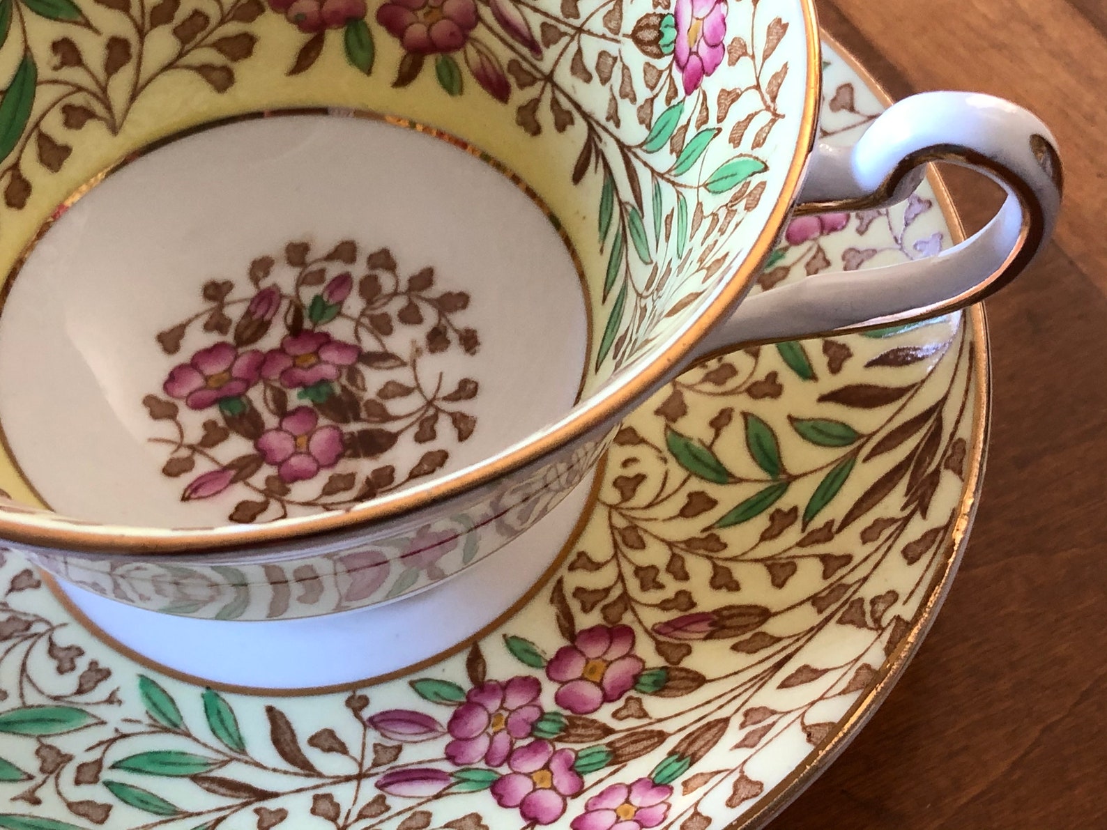 Rosina English Fine Bone China Pattern 4949/F Pink and Purple Etsy