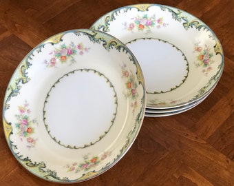 Vintage Meito China Japan MEI773 Multi Colored Floral Fruit
