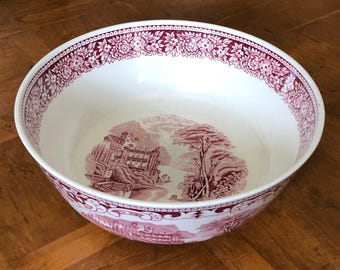 【スポード】spode WOODMAN RED 26cm Vintage Spode Blue Room Collection 