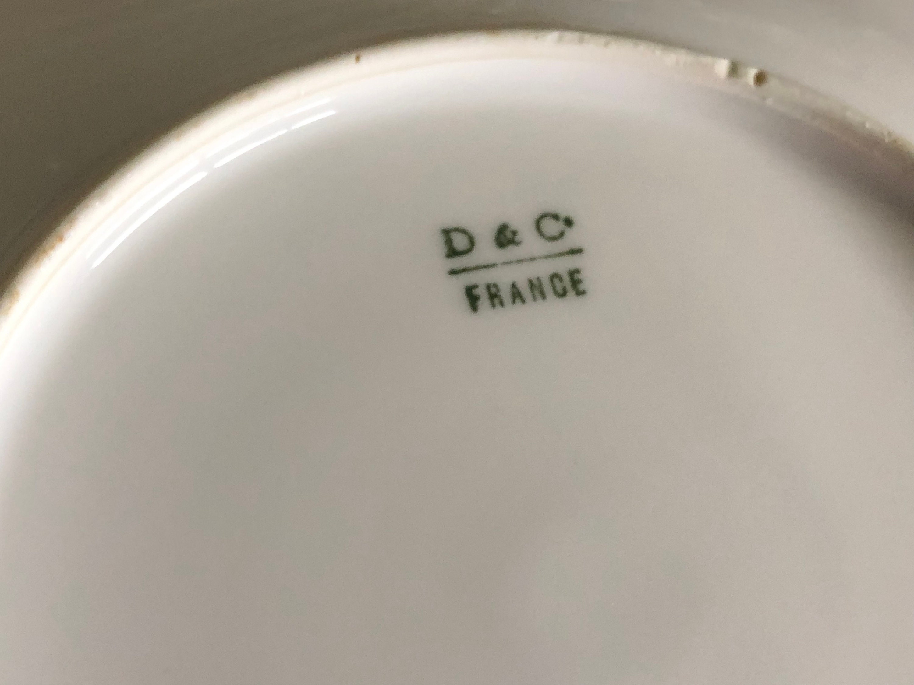 D C France Set Of Four Beautiful Hand Painted Salad Plates Etsy 日本