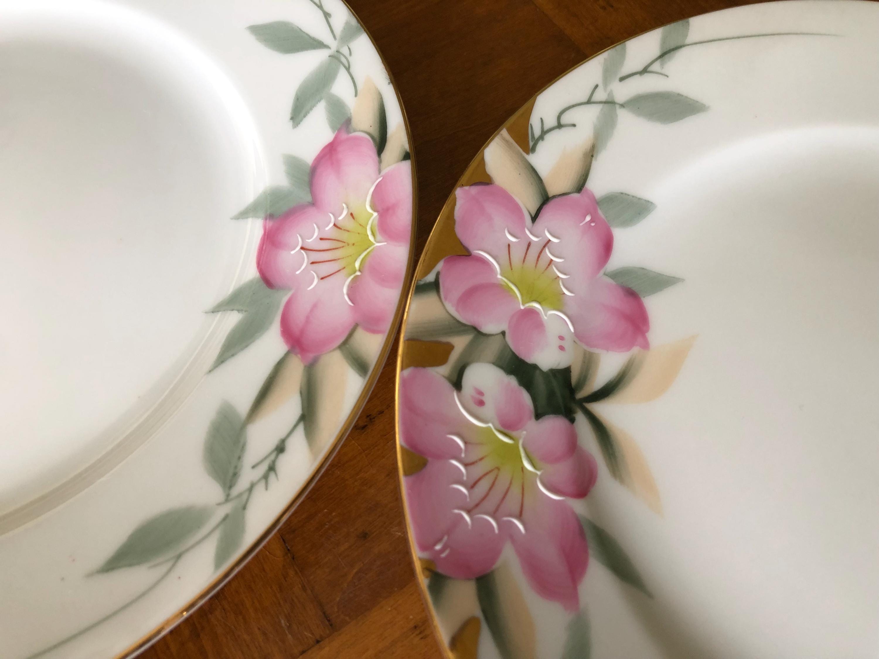 Vintage Noritake “azalea” - Set of Two Salad Plates, Tea Party
