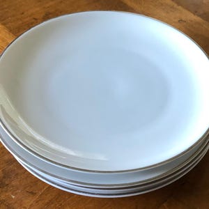 Vintage Hutschenreuther - Set of Four Salad Plates, Bavarian China