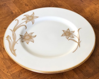 Vintage Lenox China "Daybreak" (Pattern T417)  - Set of Two Dinner Plates