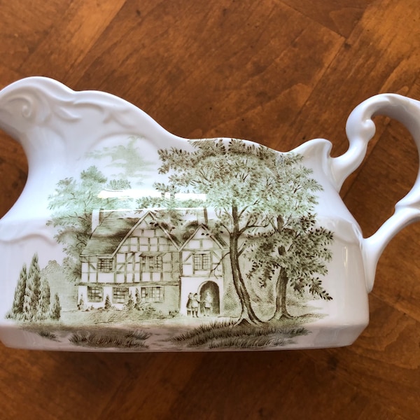 Green Transferware Etsy