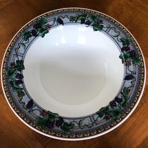 Vintage Mikasa China &quot;Royal Harvest&quot; (Pattern DX007) - Round Serving Bowl