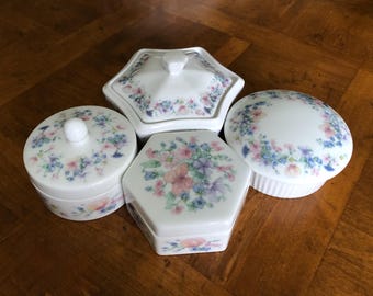 Your Choice - Vintage Wedgwood “Angela” - Trinket Box With Lid, Assorted Shapes