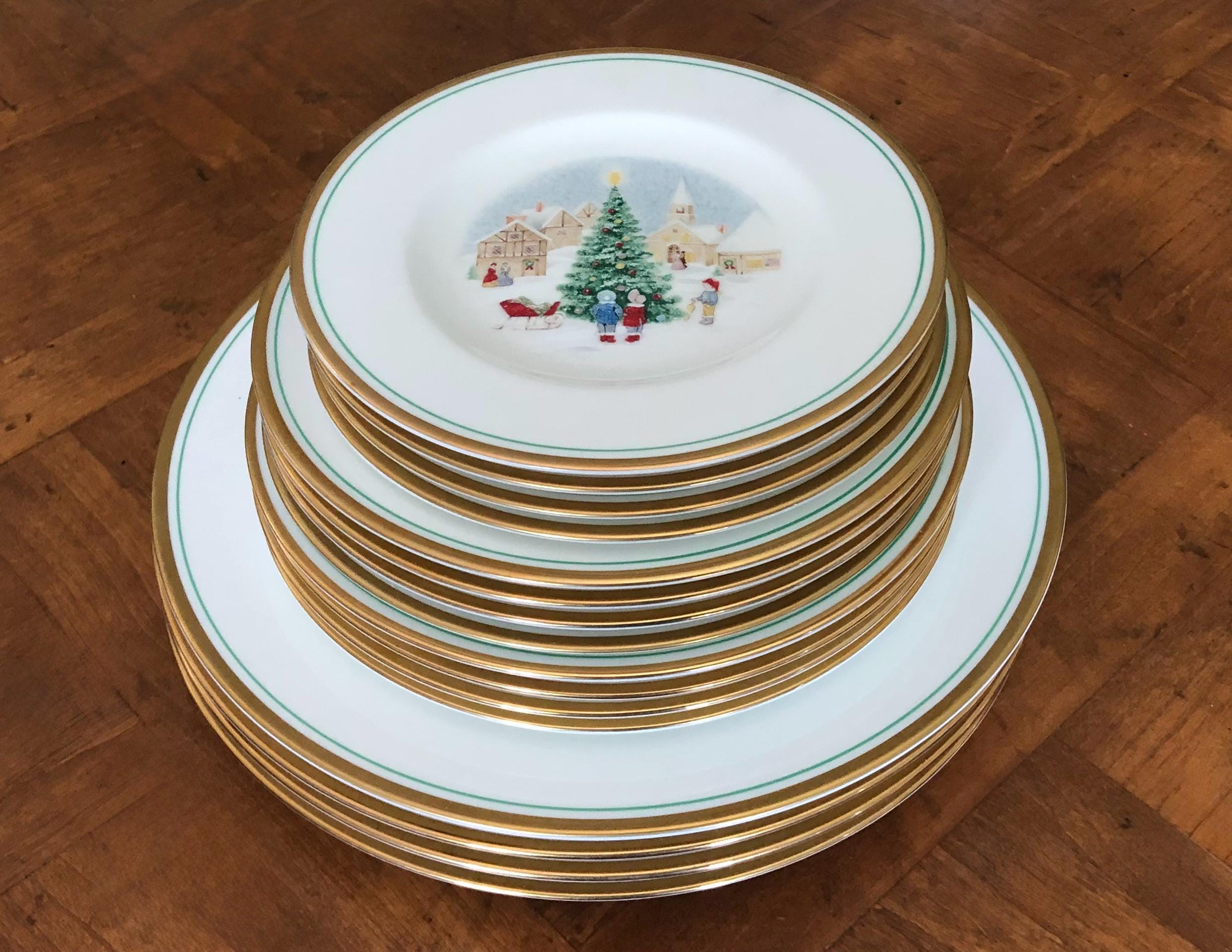 Mikasa Christmas Plates - Etsy