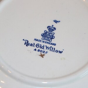 Booth's England Real Old Willow Classic Pattern A8025 Round Serving Bowl image 5