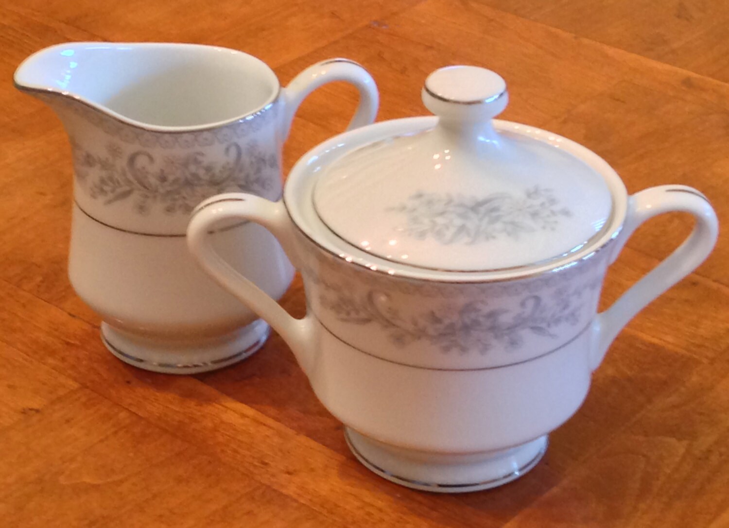 Mikasa dresden Rose Cream and Sugar Set Etsy