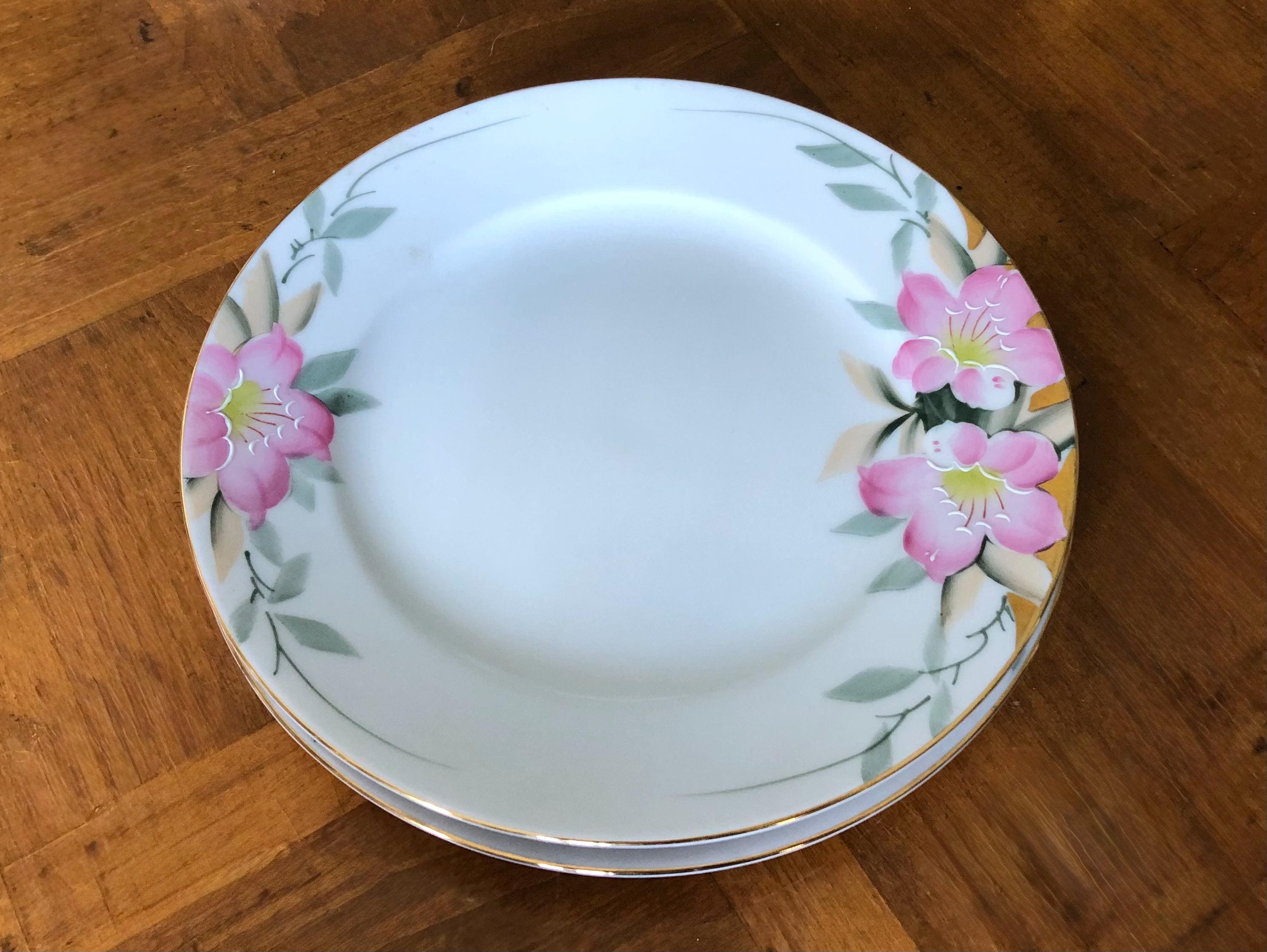 Vintage Noritake “azalea” - Set of Two Salad Plates, Tea Party