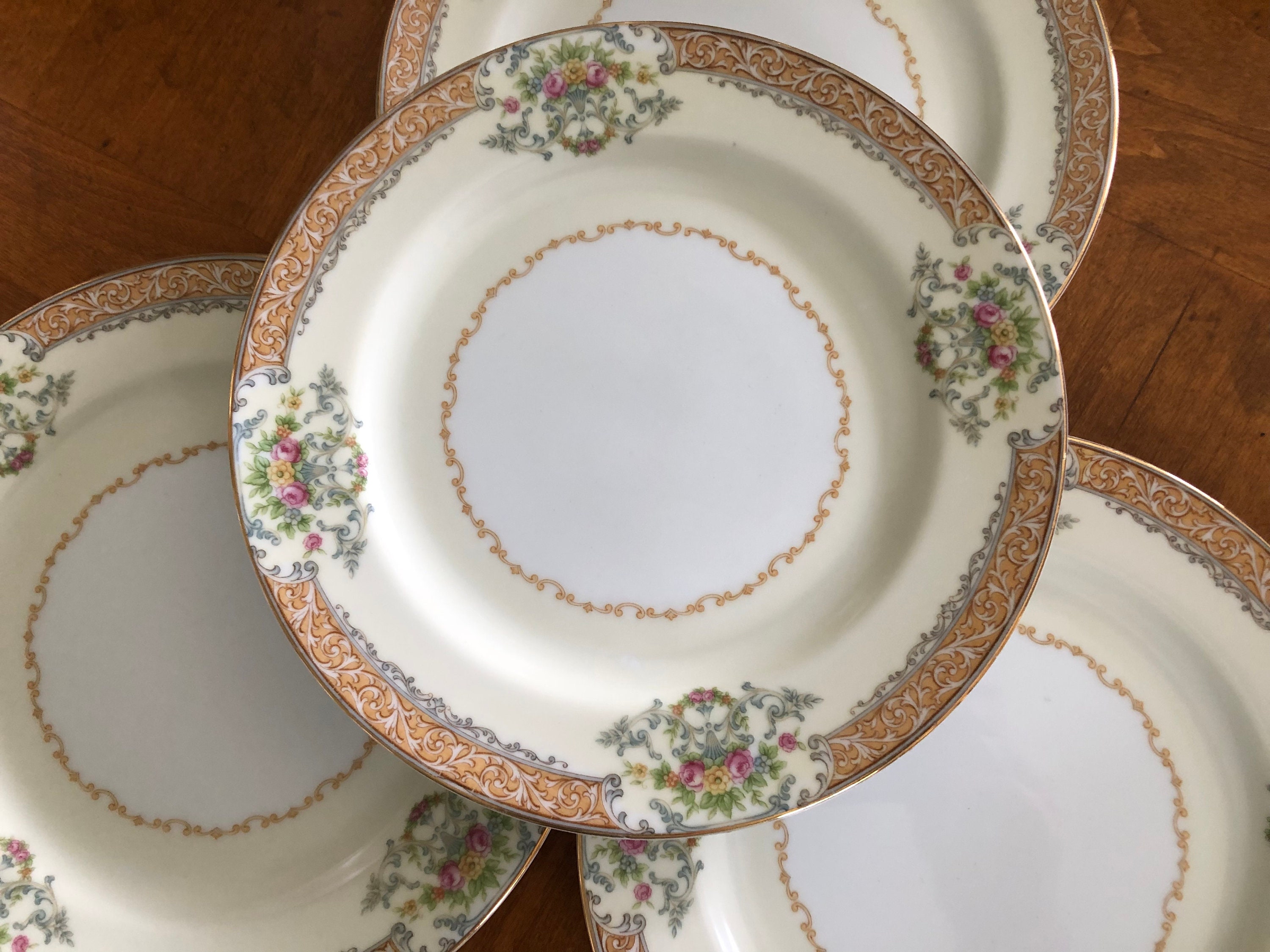 Vintage Noritake Occupied Japan Pattern N851 - Set of Four Salad