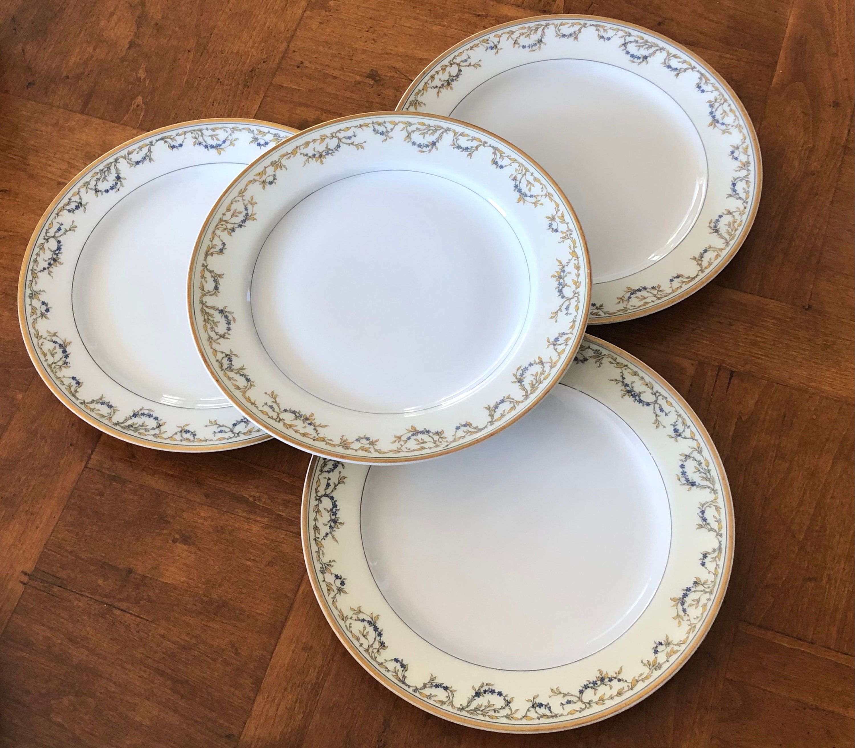 Antique Haviland (theodore) Pattern H2314 - Set of Four Rimmed