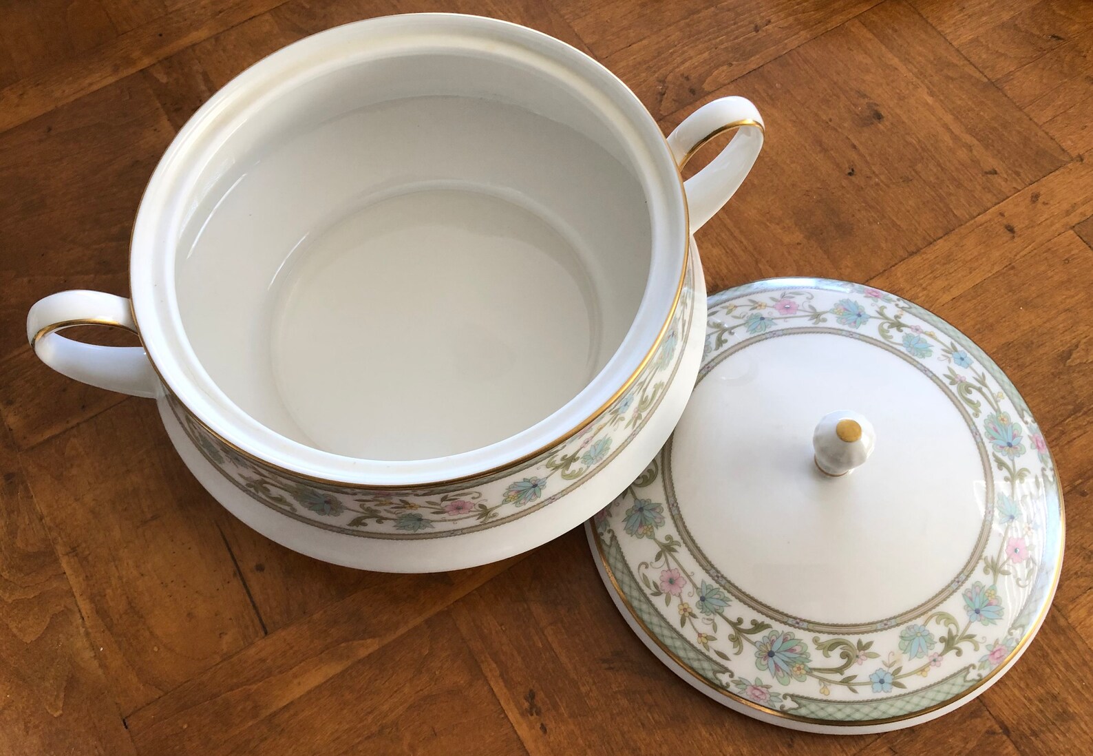 Noritake miyoshi Round Covered Serving Bowl Etsy