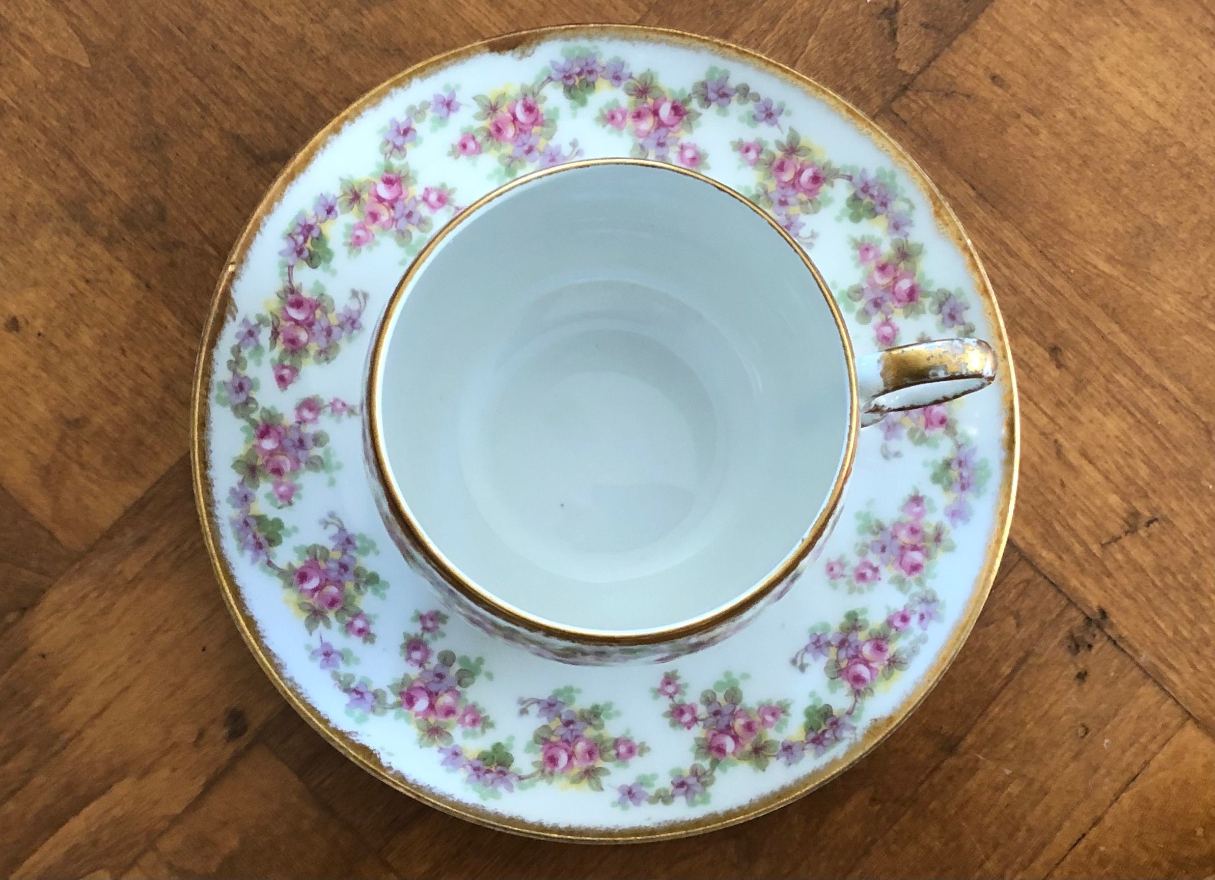 Limoges プレート　フランスアンティーク　セーブル陶器 Limoges プレート フランスアンティーク セーブル陶器 Yahoo