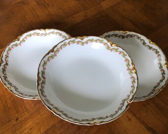 Antique French Limoges Theodore Haviland “clover Leaf” - Set of