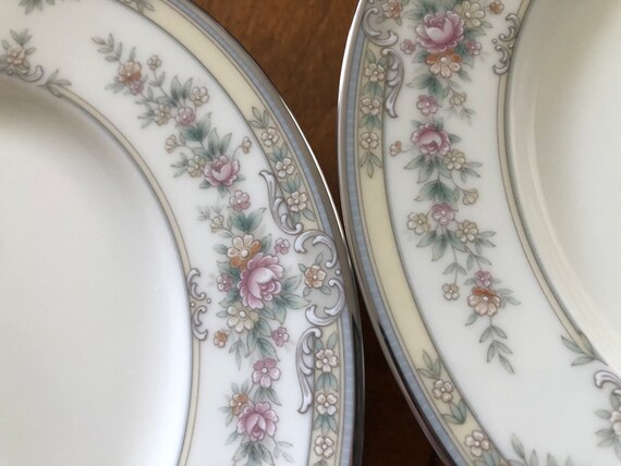 Noritake China shenandoah pattern 9729 Set of Four Bread Plates 