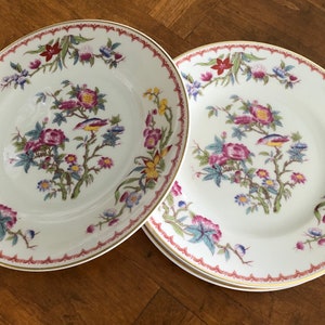 Vintage Syracuse Old  Ivory &quot;Bombay&quot; - Set of Four Salad Plates