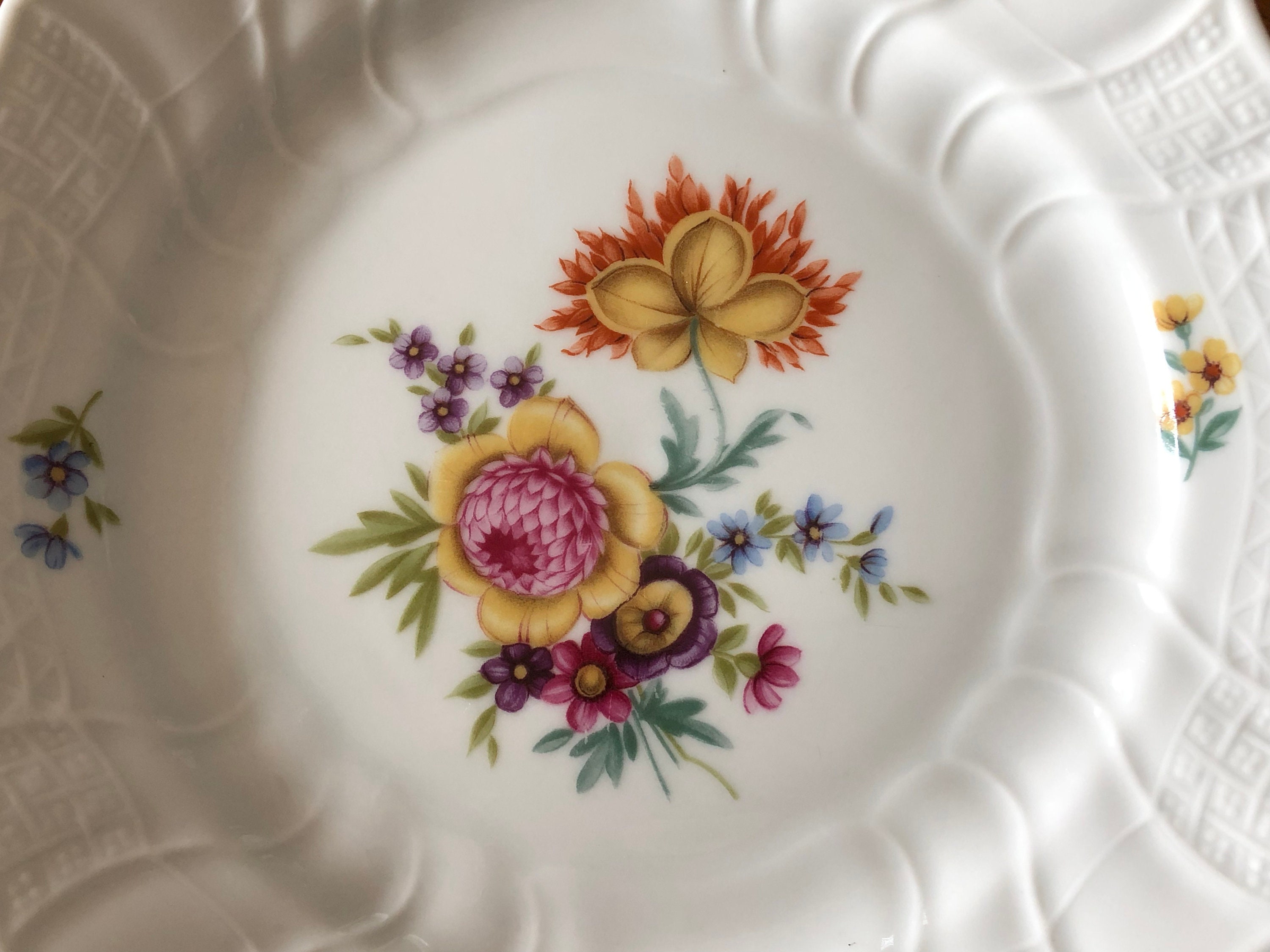 Vintage Hutschenreuther China (Germany) “Konigstein” - Set of Four