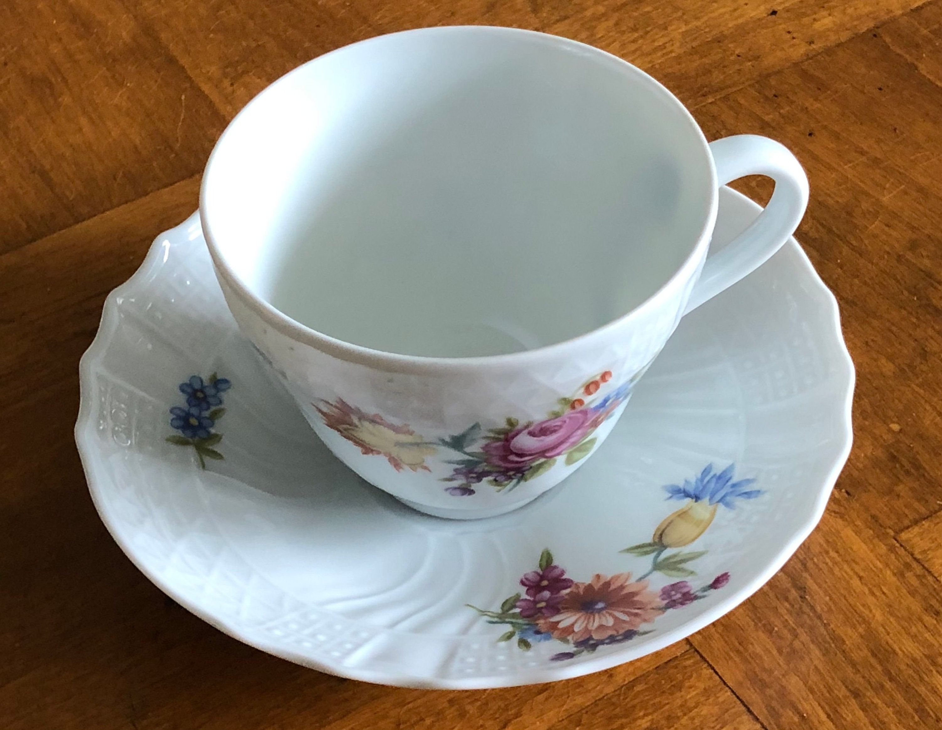 Vintage Hutschenreuther (germany) “konigstein” Dresden Shape