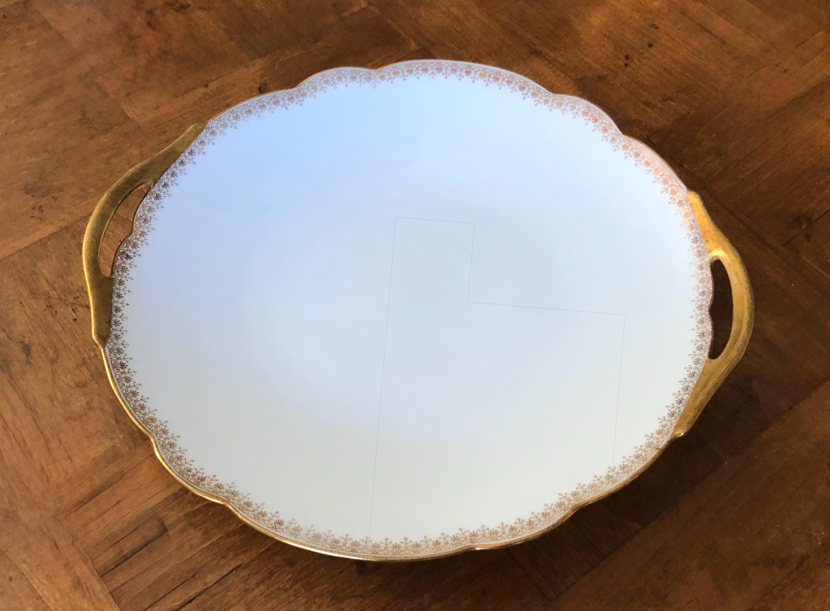 Bernardaud & Co Limoges プレート 飾り皿 Botanique_Assiette21PecherAFle