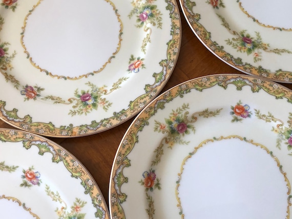 Vintage Empress China (japan) Unknown Pattern - Set of Four