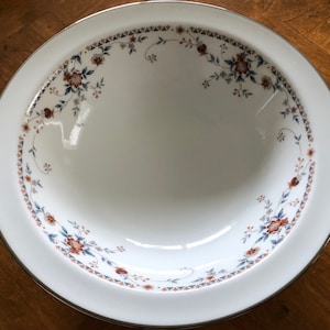 Vintage Noritake China &quot;Adagio&quot; Pattern - Round Serving Bowl