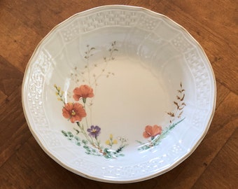 Mikasa "Margaux" D1006  - Single Small Bowl, Wildflower Pattern Fine Ivory China