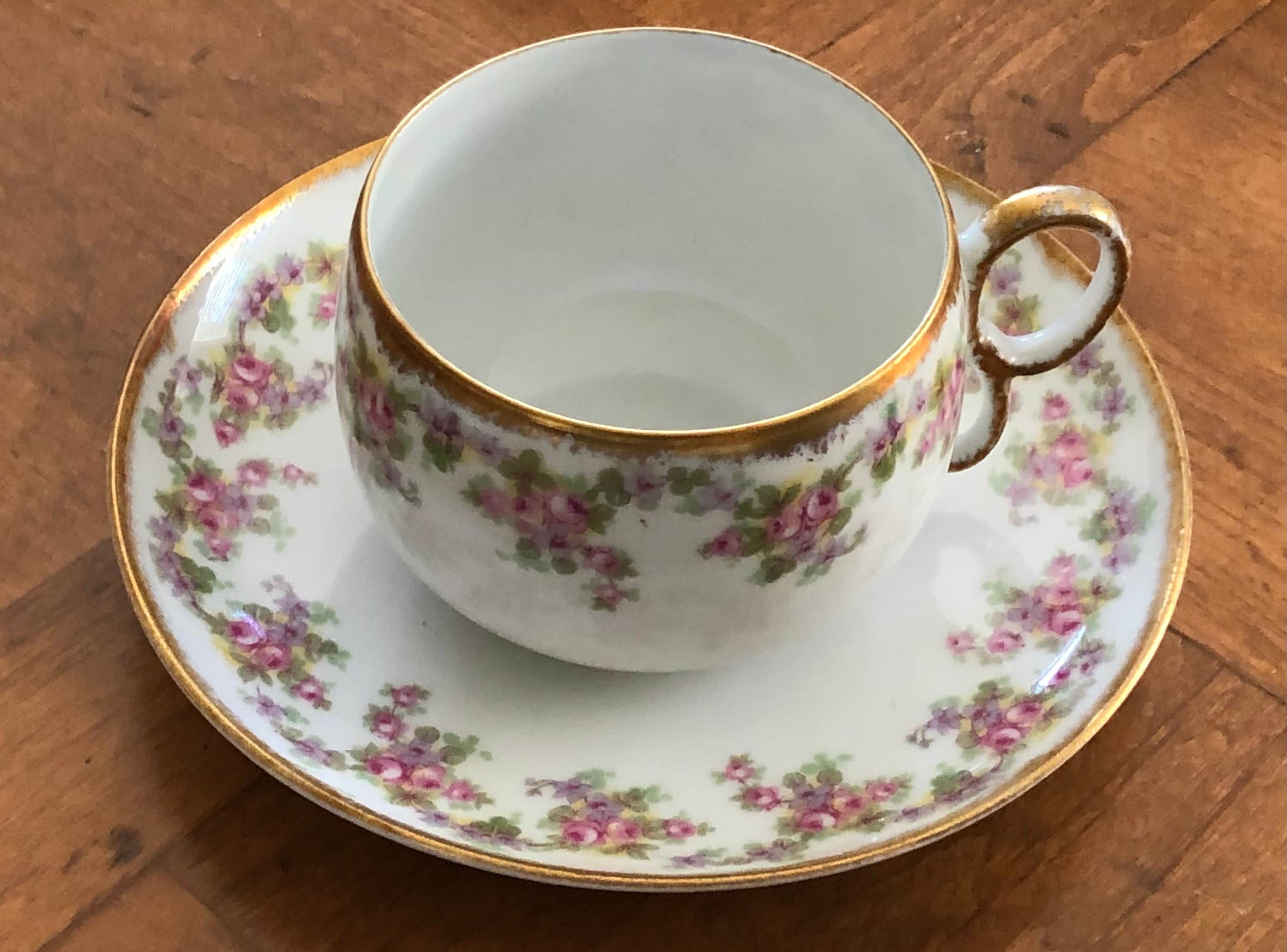 Limoges (リモージュ) カップ&ソーサー マリーアントワネット