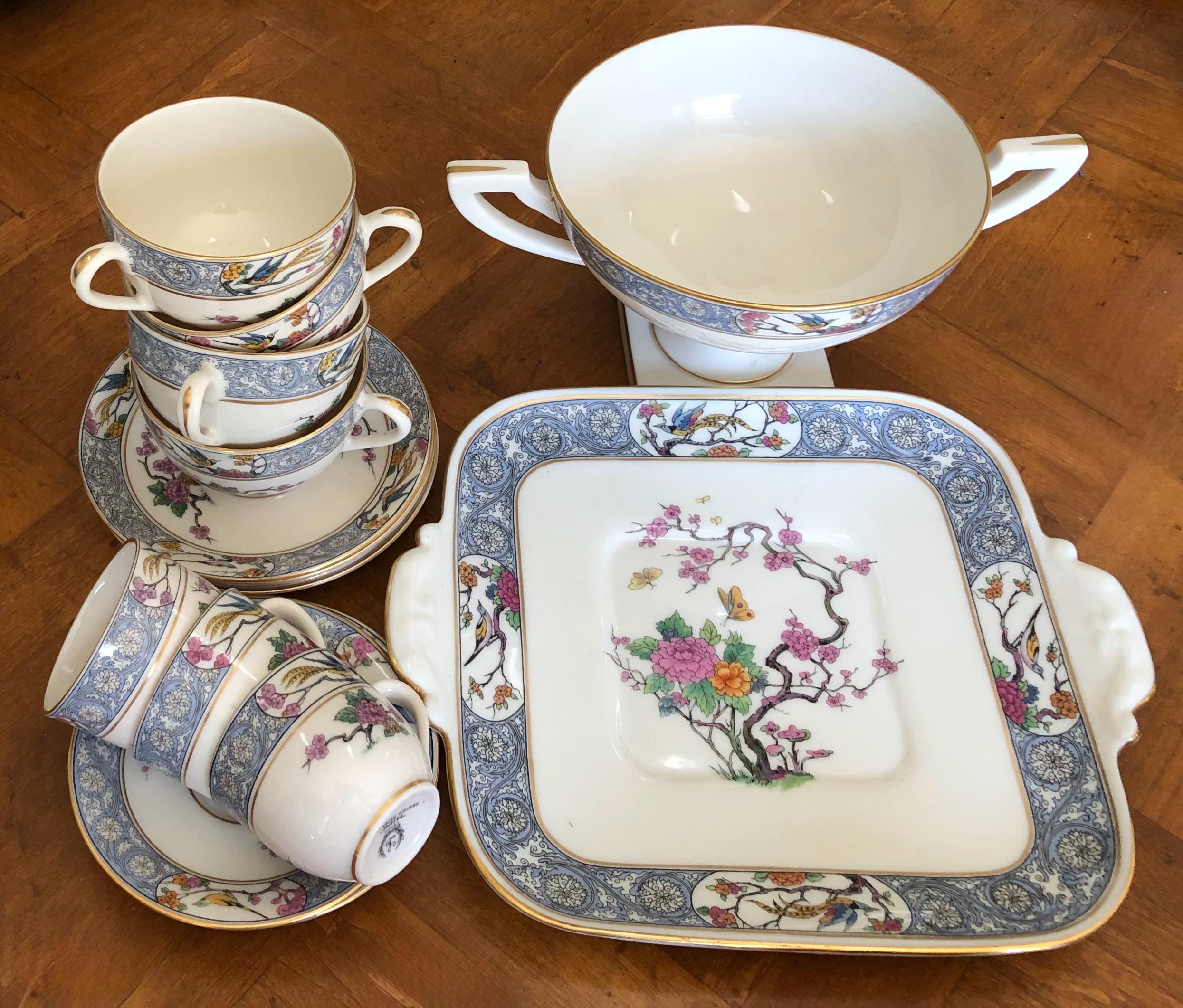 レノックスLenox　Ming　サラダプレート　５枚セット SHOP偶然と必然の間 レノックスUSA製 プレート 16cm 2枚組