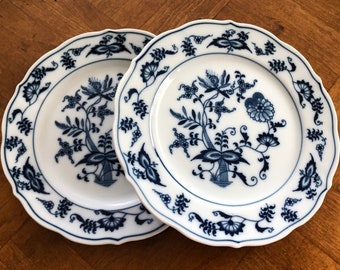 Blue Danube (Japan) - Set of Two Bread Plates, Dessert Plates, Appetizer Plates