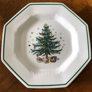 Vintage Nikko “Christmastime” - Single Dinner Plate, Christmas Tree Plate