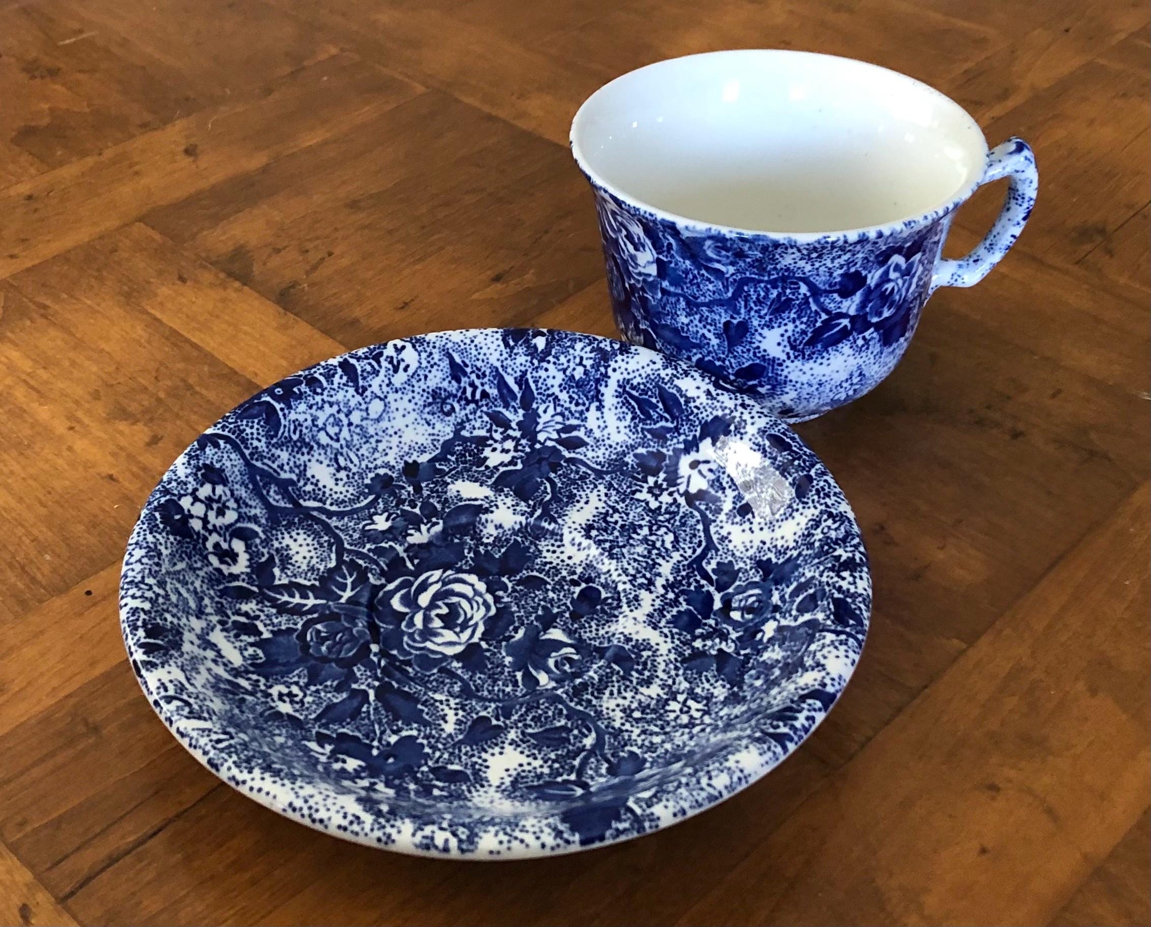 Vintage Laura Ashley “chintzware Blue” - Single Teacup With Saucer