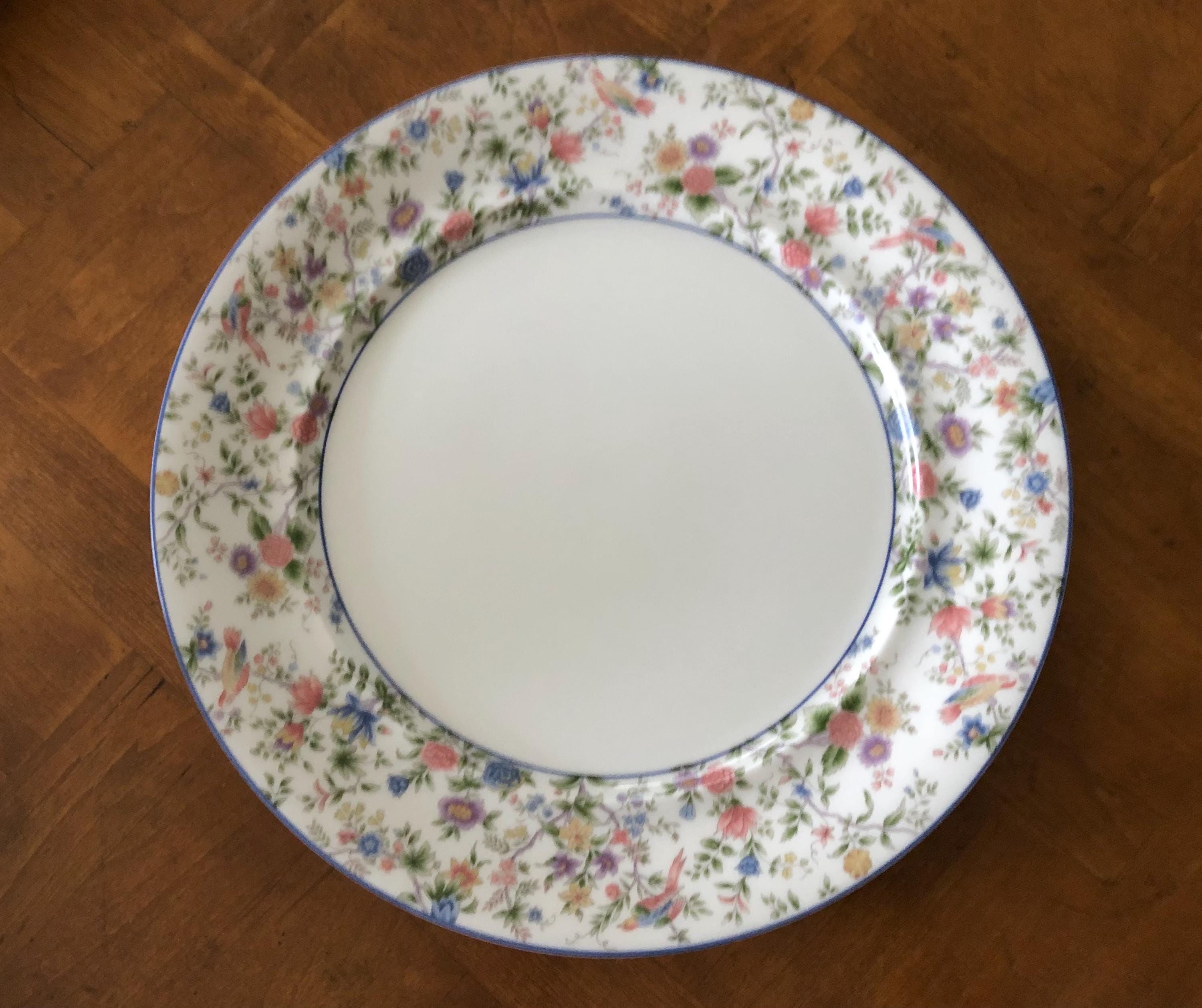 Vintage Mikasa “marlboro” - Round Platter or Chop Plate, Chintz