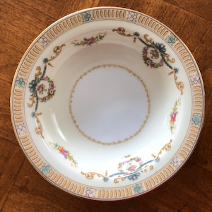 Vintage Noritake China &quot;Tybalt&quot; - Set of Two Fruit Bowls, Dessert Bowls, Sauce Bowls, Berry Bowls, Gold Trim China