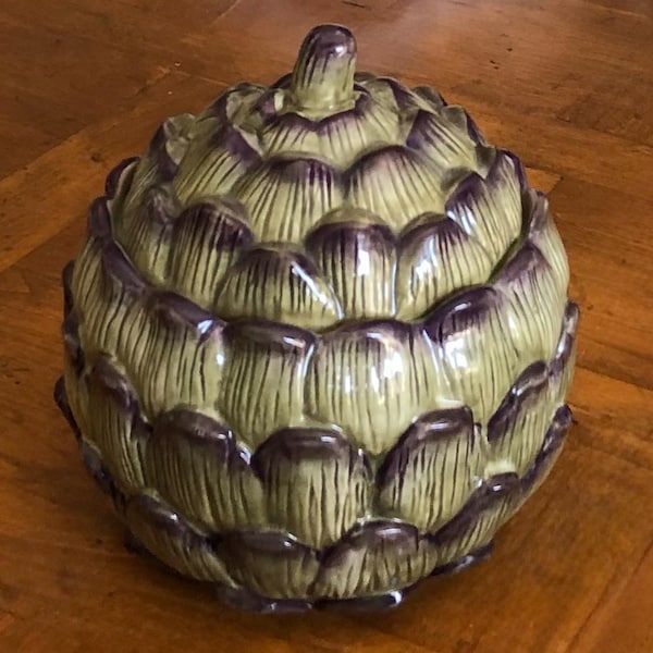 Vintage Home Interiors  - Artichoke Canister