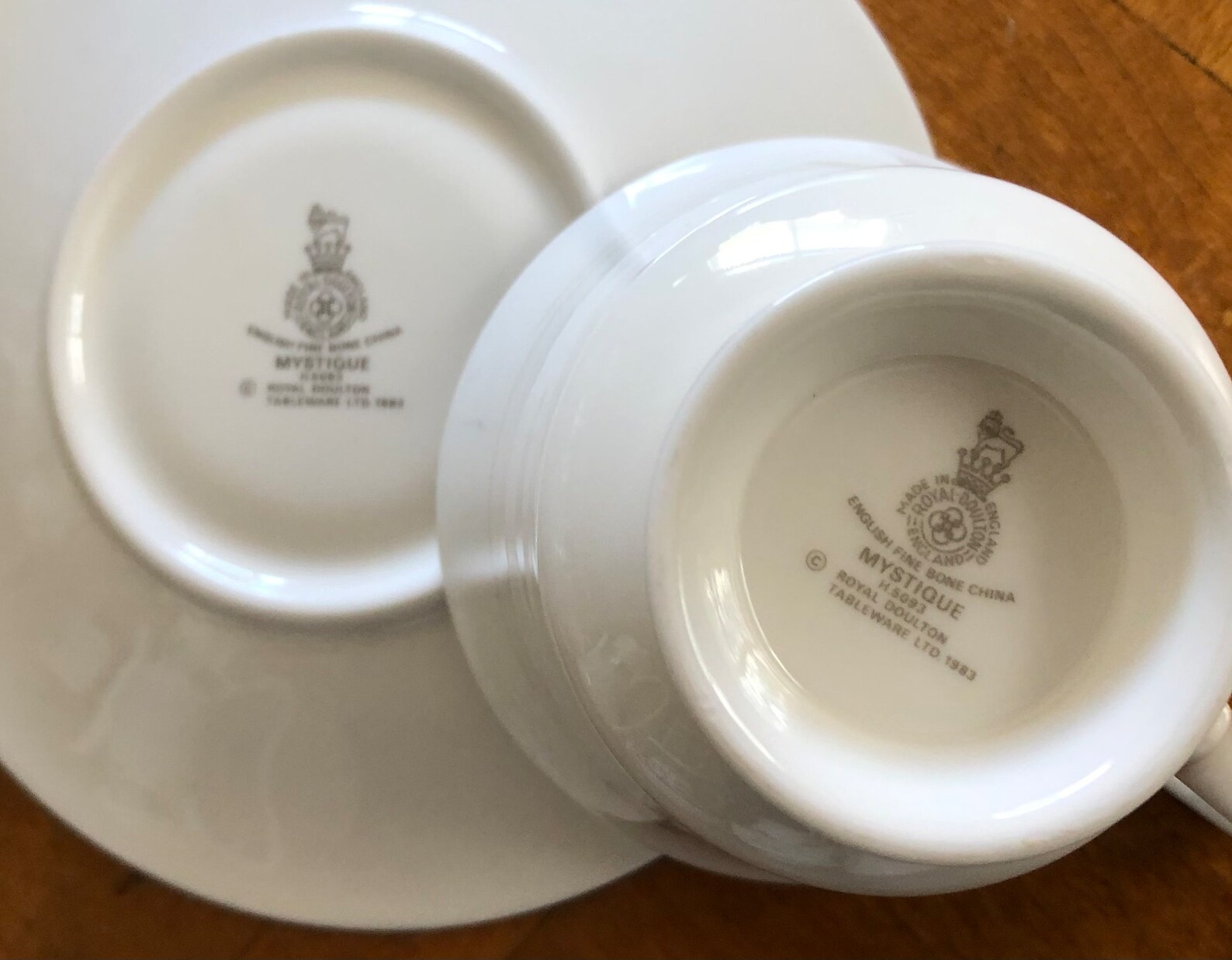 Royal Doulton mystique Two Teacups and Two Etsy