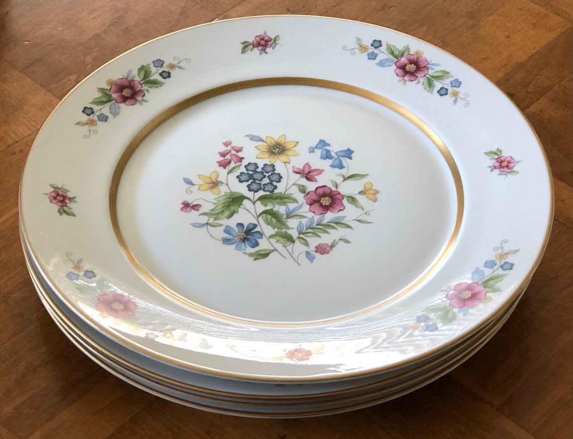 Warwick China USA Maytime Floral Pattern 9575 Etsy