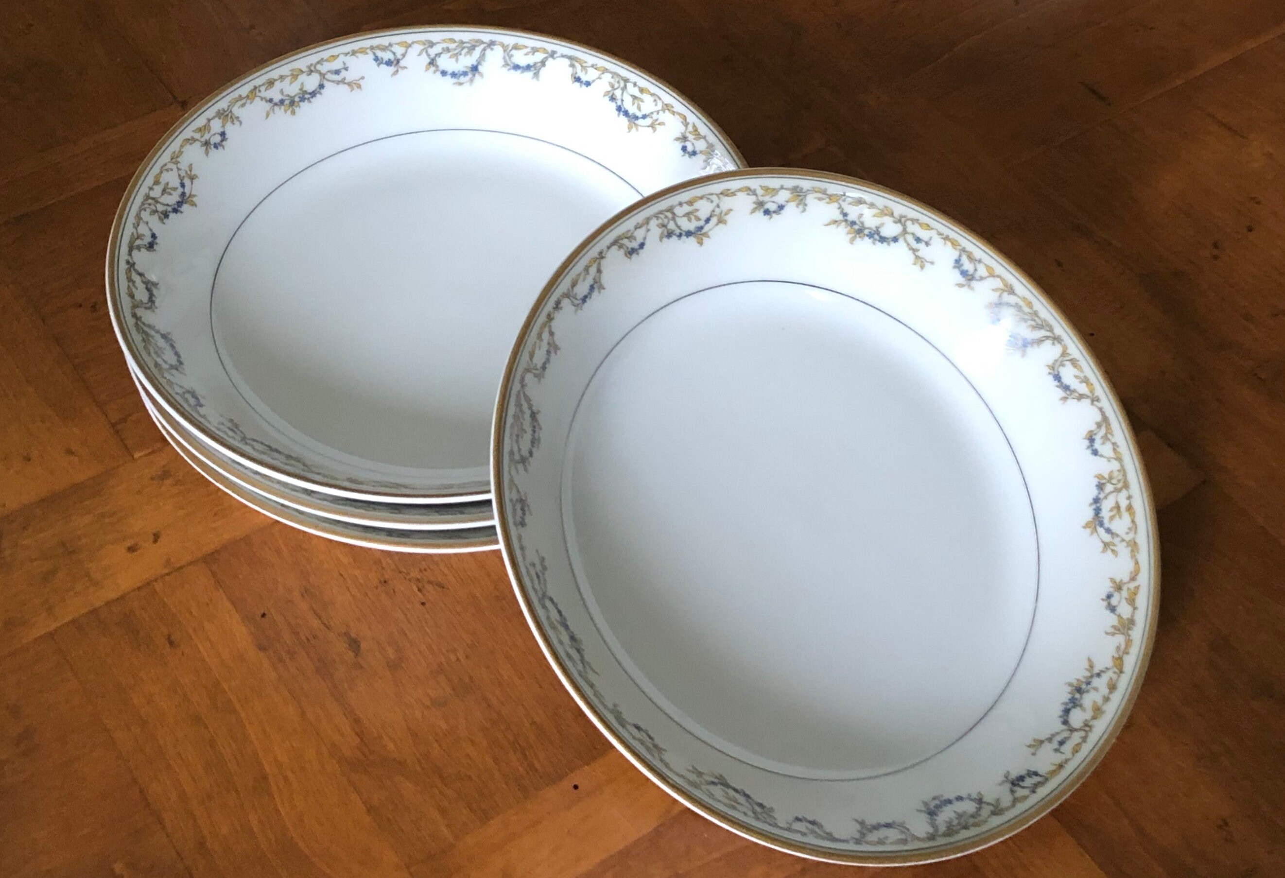 食器　HAVILAND Antique 1888-1896 Haviland Limoges - Bowl - Cobalt Blue