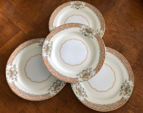 Vintage Noritake Occupied Japan Pattern N851 - Set of Four Bread