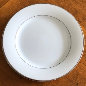 Vintage Noritake China &quot;Derry&quot; (Pattern 5931) - Set of Four Bread, Dessert, Wedding Cake  Plates, Tea Party Plates