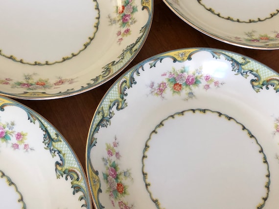 Vintage Meito China (japan) Hand-painted Vintage China - Set of