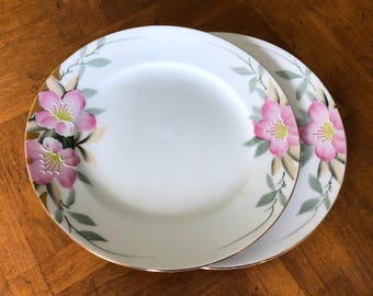 Vintage Noritake “azalea” - Set of Two Salad Plates, Tea Party