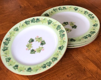 Vintage Norcrest China, Aladdin China “Mayfair” - Set of Four Bread Plates, Small Dessert Plates, Wedding Cake Plates, Tea Party Plates