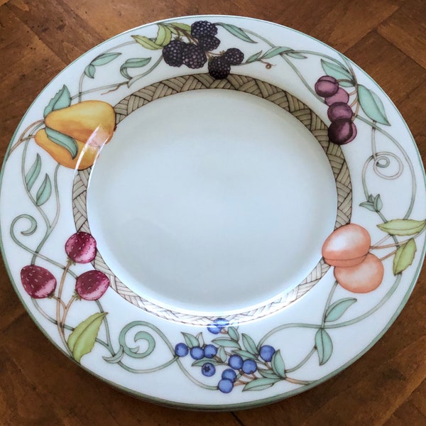 Dansk “Umbrian Fruits” - Set of Four Dessert Plates, Tea Party China