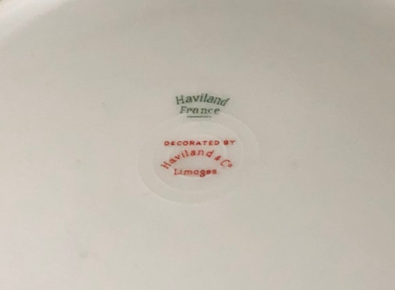 Antique Haviland (theodore) Limoges France Pattern H2314 Blue