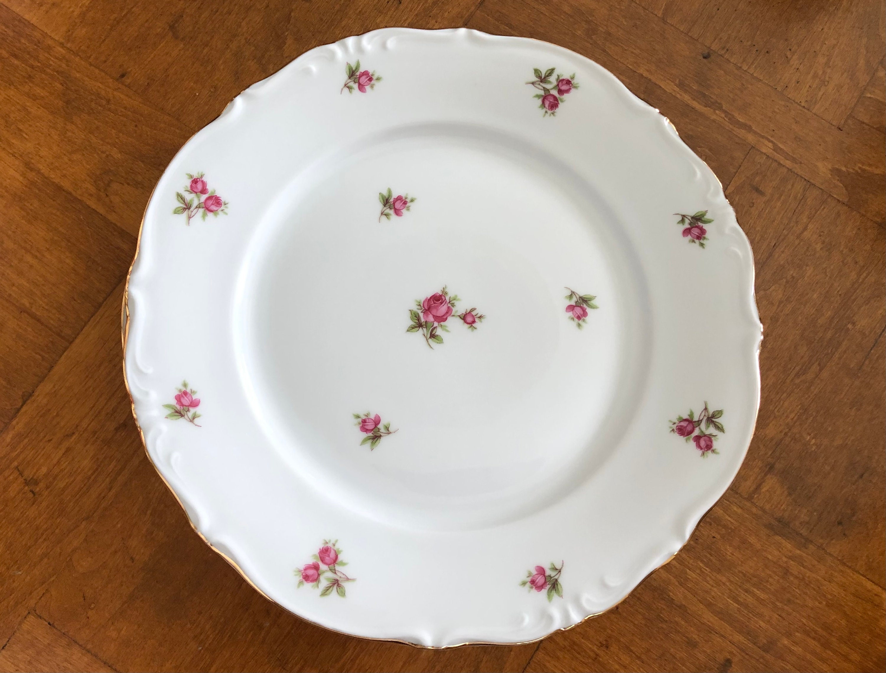 Bavaria West Germany Rosebud Pattern Floral China Set of Etsy