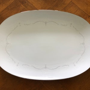 Vintage Noritake China "Whitebrook" - Small Oval Platter
