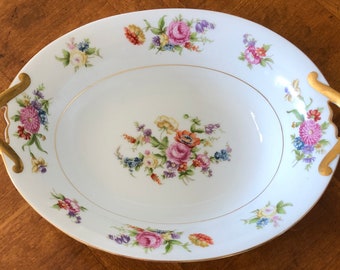 Noritake "Phyllis" Floral Pattern - Oval Serving Bowl